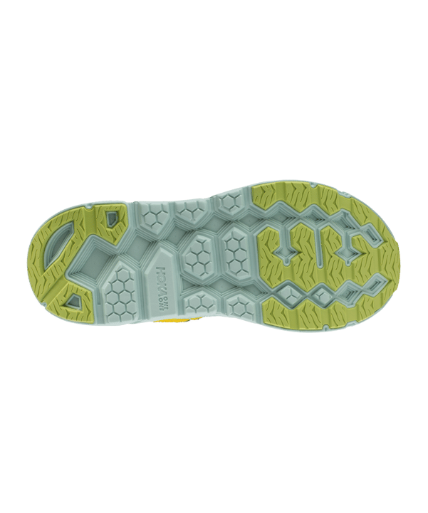 HOKA Clifton L Embroidery  Blau Gelb - blau