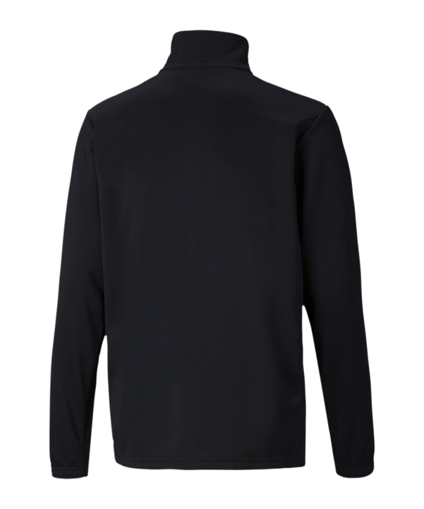 PUMA teamRISE HalfZip Sweatshirt Kids Schwarz F03 - schwarz