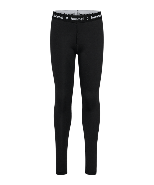 Hummel Pulse MW Tight Kids Schwarz F2001 - schwarz