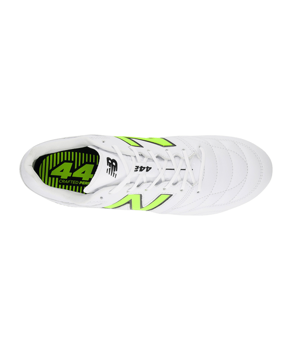 New Balance 442 Pro V2 FG Flash Point Weiss FMB2 - weiss