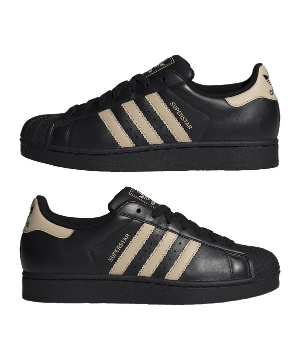 adidas Superstar II Schwarz - schwarz