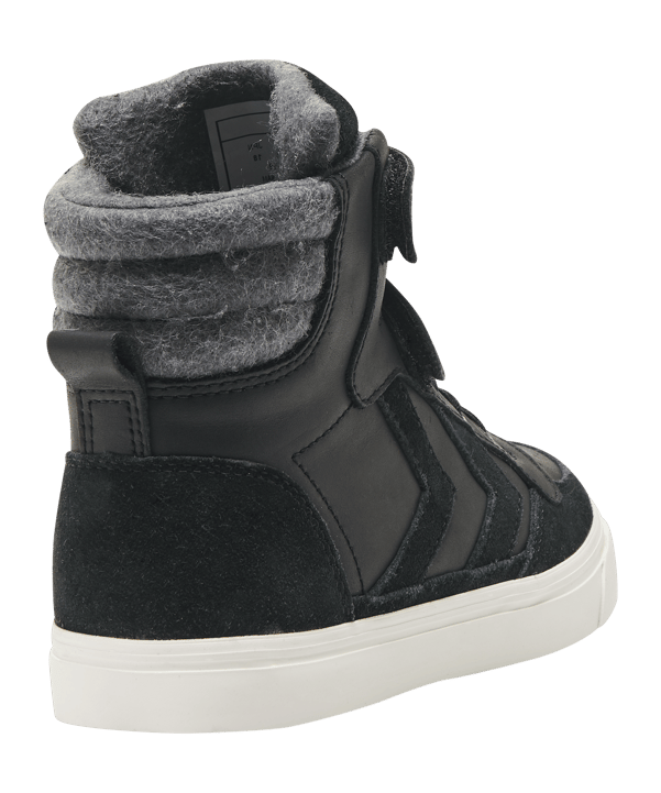 Hummel Stadil Winter High Sneaker Kids Schwarz F2001 - schwarz