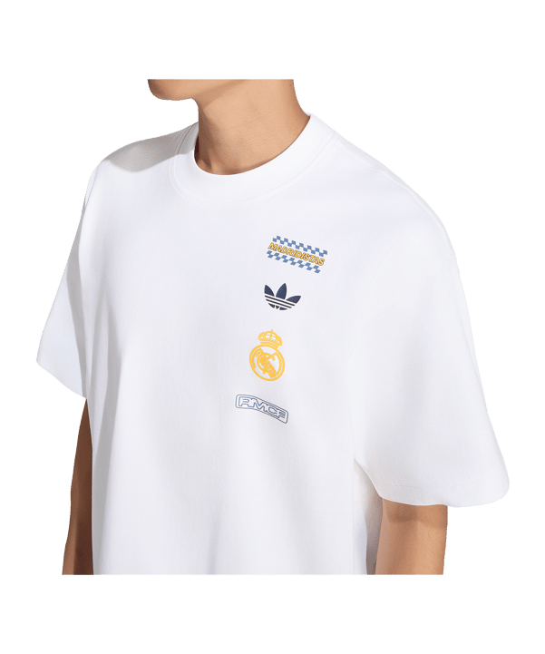 adidas Real Madrid LFSTLR T-shirt Bianco - bianco