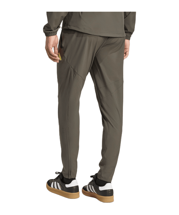 adidas Real Madrid Vis Tech Travel Jogginghose Grau - grau