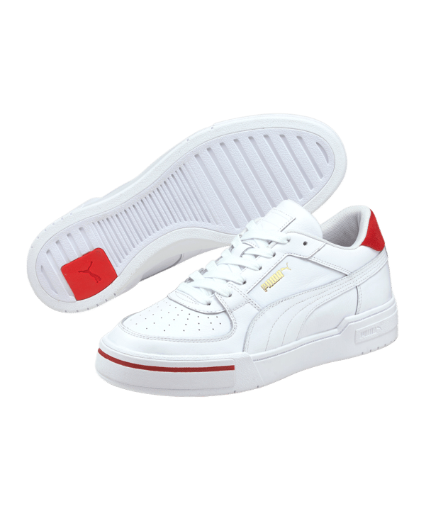 PUMA CA Pro Heritage Weiss Rot F02 - weiss