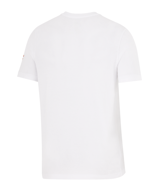Nike Kroatien Crest T-Shirt EM 2024 Weiss Rot F100 - weiss