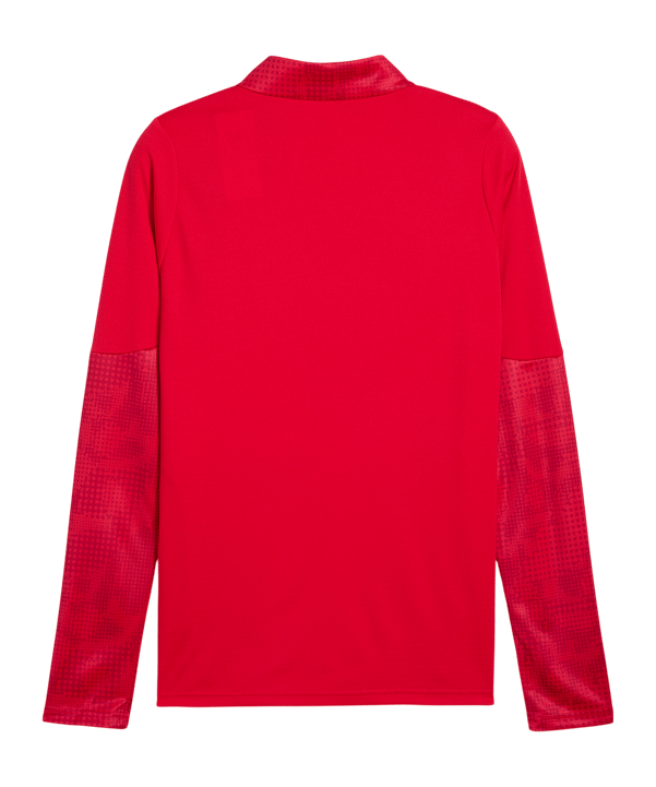 PUMA teamCUP Training 1/4 Zip Sweatshirt Rouge C01 - rouge