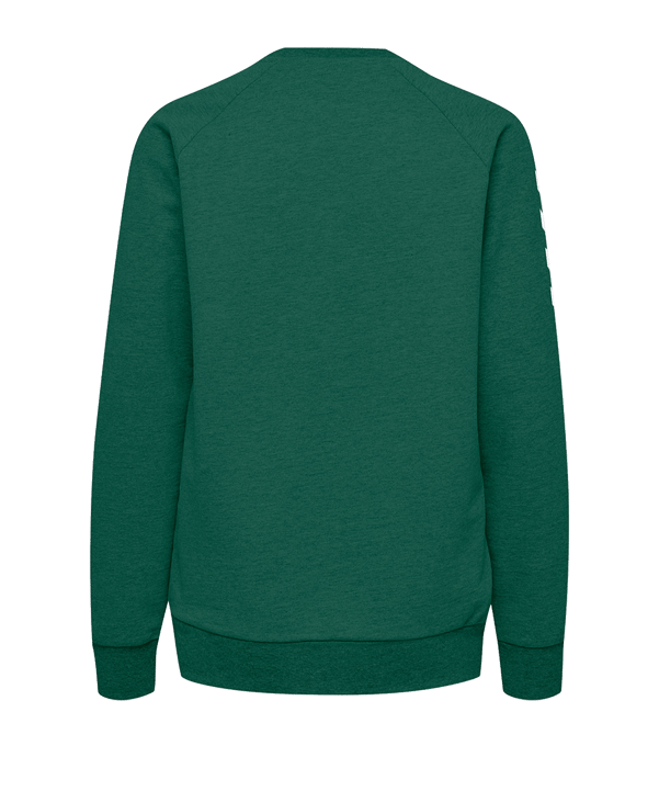 Hummel Cotton Sweatshirt Damen Grün F6140 - gruen