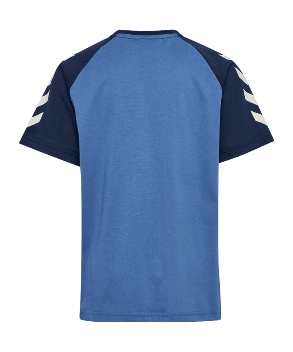 hummel Logo T-shirt Bambini Blu C7379 - blu