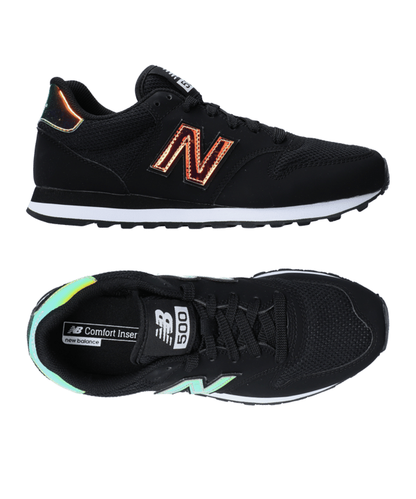 New Balance 500 Damen Schwarz HGW - schwarz
