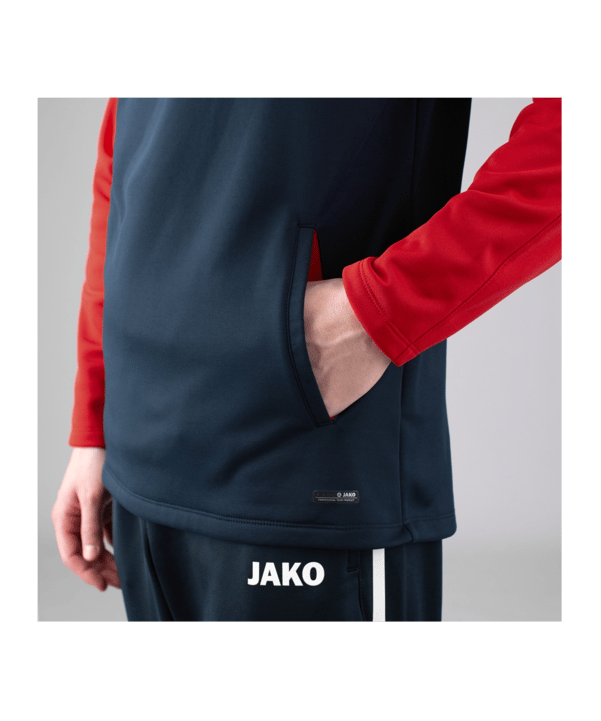 JAKO Performance Hoody Damen Blau Rot F909 - blau
