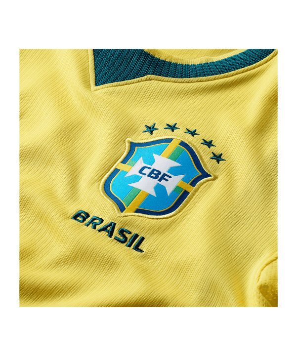Nike CBF Brasilien Trikot Home WM 2026 Kids Gelb F724 - gelb