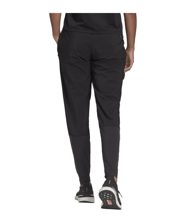 adidas Run Icons 3-Stripes Wind Running Pants Black - schwarz