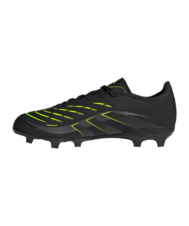 adidas Predator League FG/MG Electric Stealth Kids Schwarz - schwarz