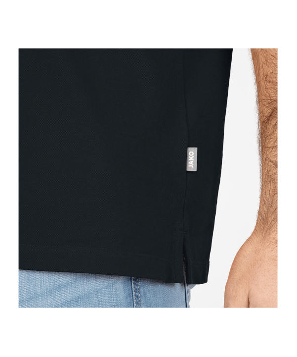 JAKO Doubletex Poloshirt Schwarz F800 - schwarz