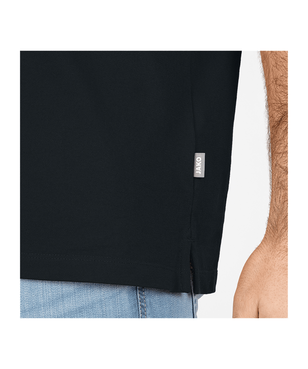 JAKO Doubletex Poloshirt Schwarz F800 - schwarz