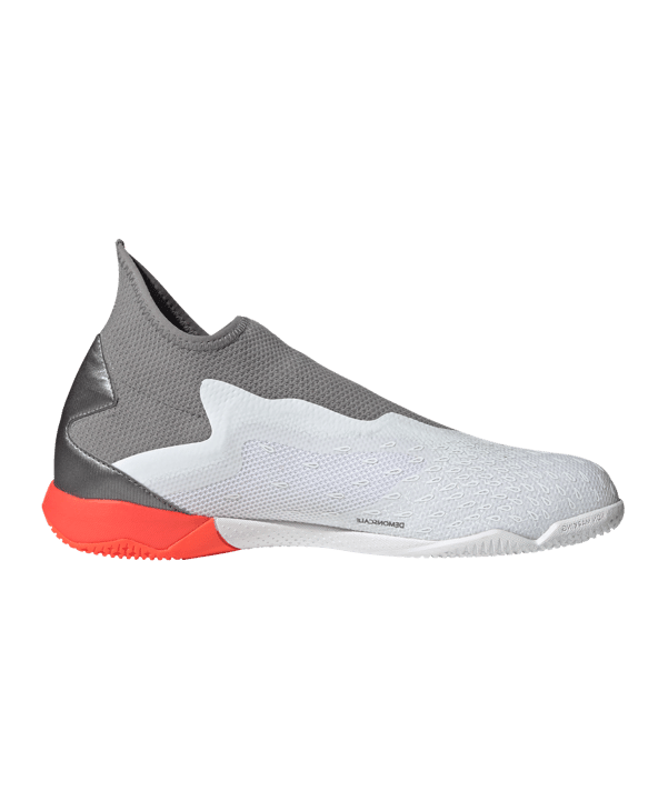 adidas Predator FREAK.3 LL IN White Spark Weiss Grau Rot - weiss
