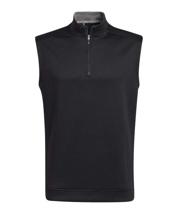 adidas Club Golf HalfZip Weste Schwarz - schwarz