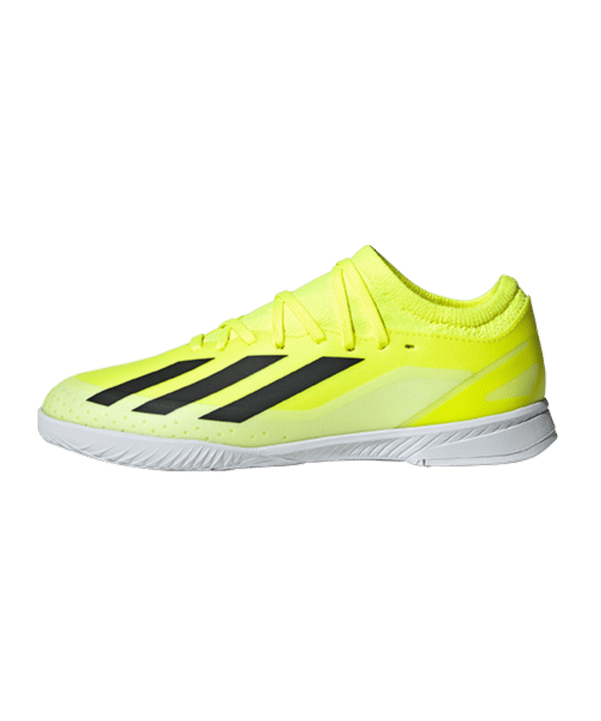 adidas X Crazyfast League IN Halle Solar Energy Kids Gelb Schwarz Weiss - gelb