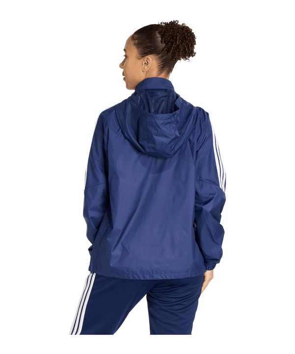 adidas Tiro 26 League Windjacke Damen Dunkelblau - weiss
