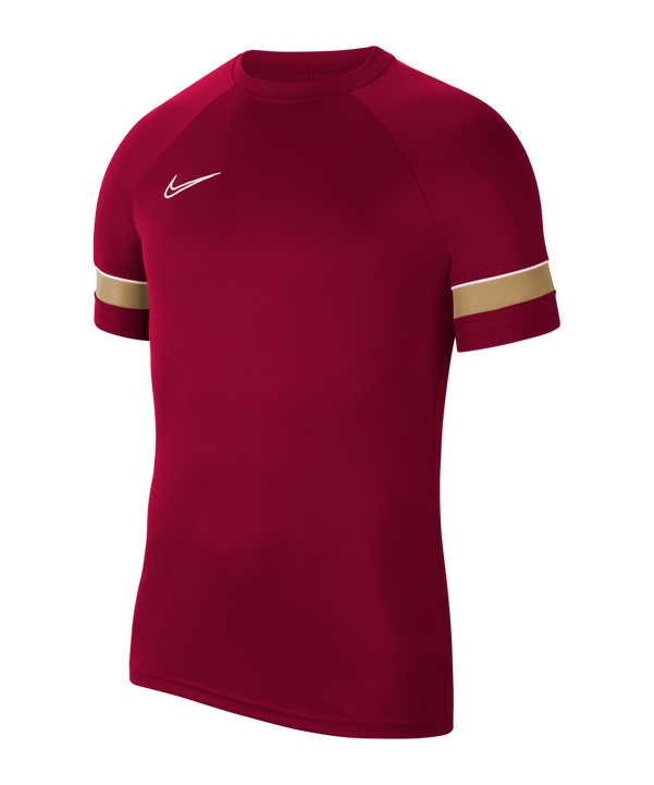 Nike Academy 21 T-Shirt Rot Weiss F677 - rot