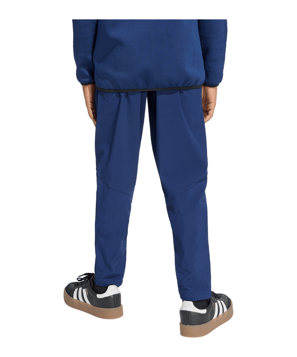 adidas Tiro Travel Woven Hose Kids Dunkelblau - schwarz