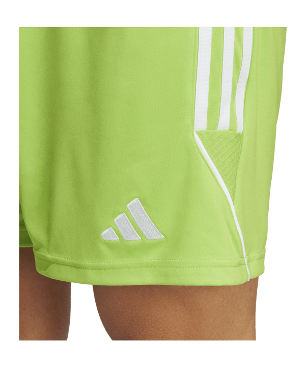 adidas Tiro 23 Short Grün Weiss - gruen