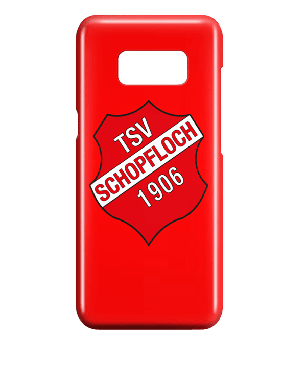 TSV Schopfloch Samsung Case Wappen Rot - rot