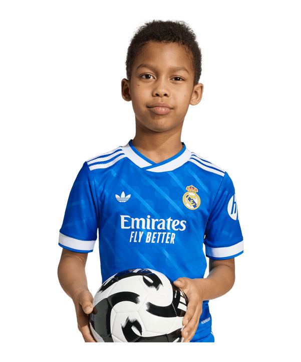 adidas Real Madrid Trikot Set 3rd 2025/2026 Kids Blau - blau