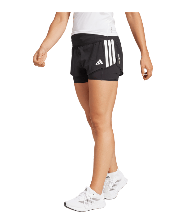 adidas Hardloopshorts Dames Zwart - zwart