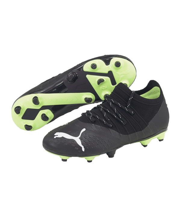 PUMA FUTURE 2.3 Eclipse FG/AG Kids Schwarz Weiss F04 - schwarz