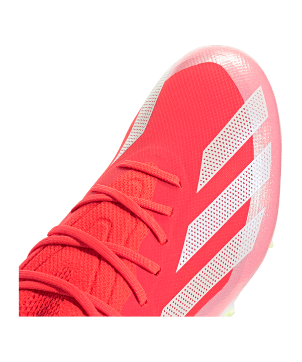 adidas X Crazyfast Elite FG Energy Citrus Rot Weiss Gelb - rot