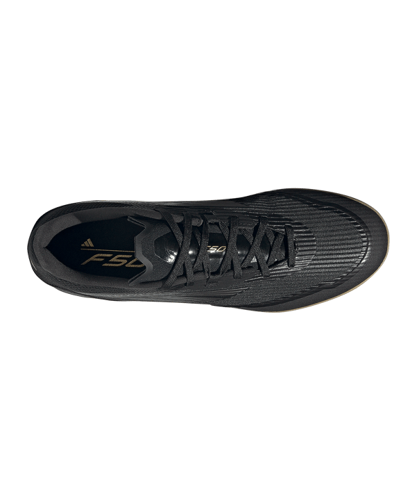 adidas F50 League IN Dark Spark Schwarz Grau - schwarz