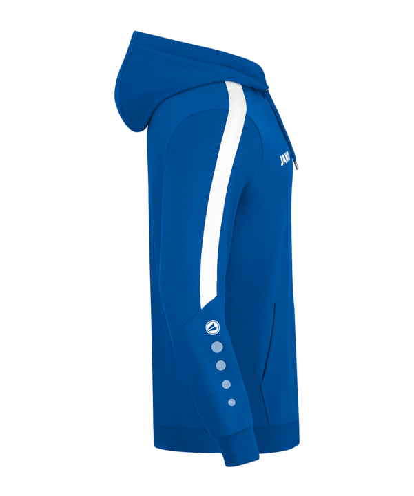 JAKO Power Hoody Kids Blau Weiss F400 - blau