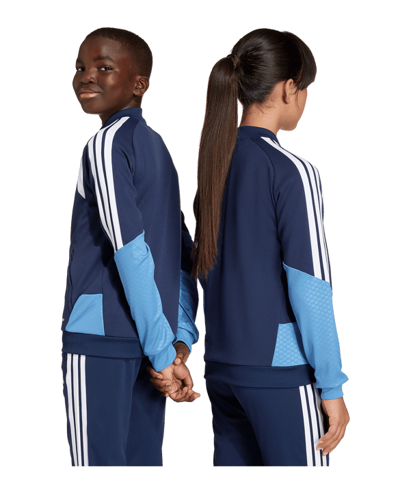 adidas Tiro 26 Competition Trainingsjacke Kids Dunkelblau - blau