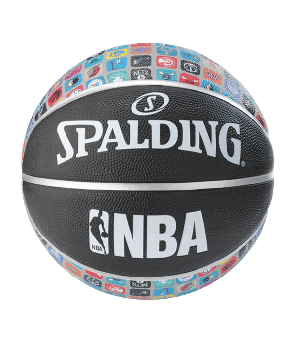 Spalding NBA Team Collection Basketball Schwarz - schwarz