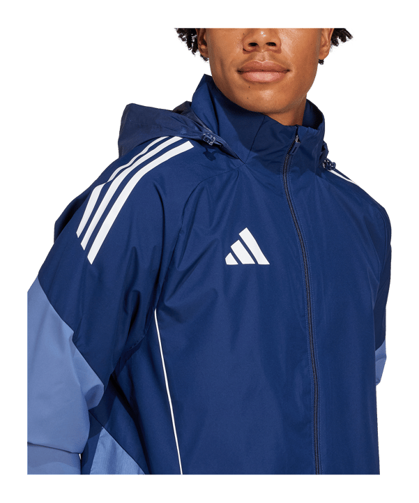 adidas Tiro 25 Competition Regenjacke Blau - blau