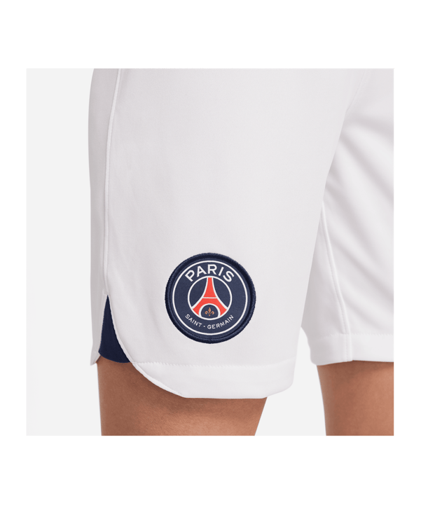 Nike Paris St. Germain Short Home Away 2023/2024 Kids Weiss F100 - weiss