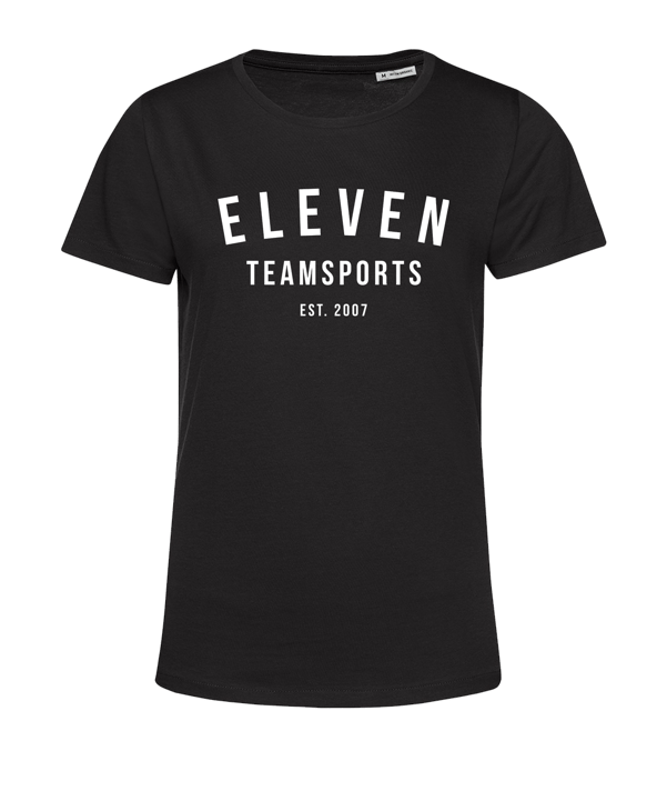 11teamsports Established 2007 T-Shirt Damen Schwarz - schwarz