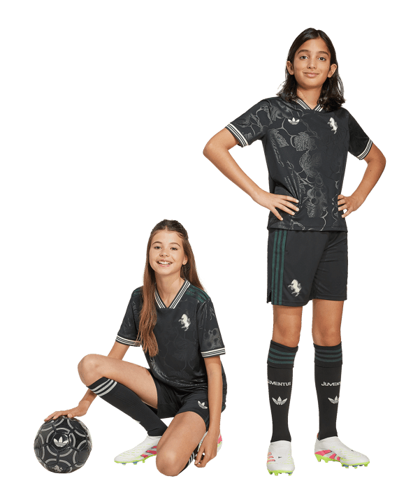 adidas Juventus Turin Short 3rd 2025/2026 Kids Schwarz - schwarz
