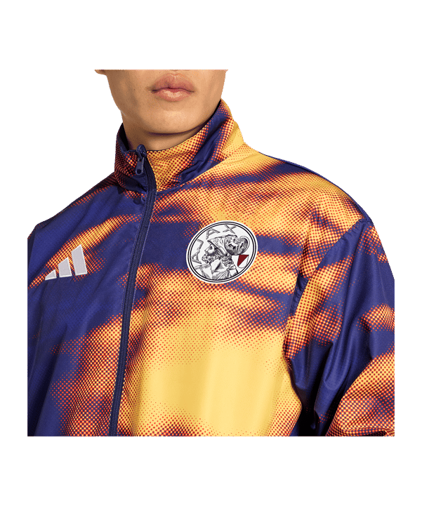 adidas Ajax Amsterdam Track Sweatshirt Blau - blau