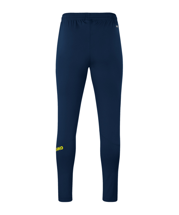JAKO Premium Trainingshose Damen Blau Gelb F93 - blau