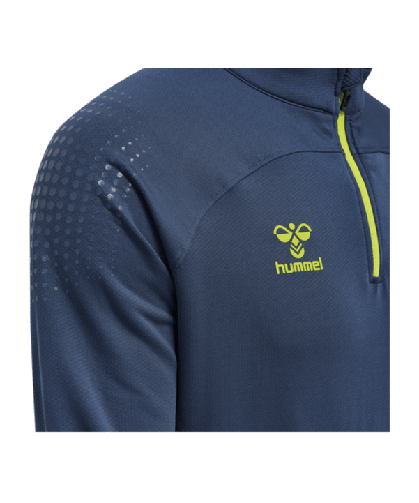 Hummel hmlLEAD HalfZip Sweatshirt Blau F7642 - blau