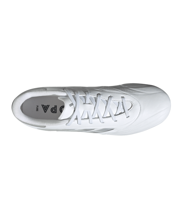 adidas COPA Pure 2 League FG Pearlized Weiss Silber - weiss