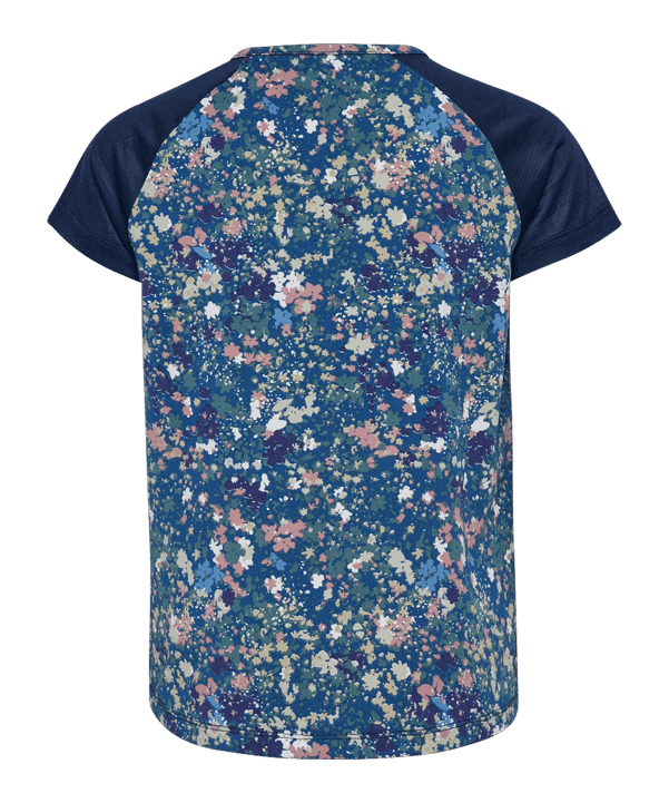 Hummel Mix S/S T-Shirt Kids Blau F7792 - blau