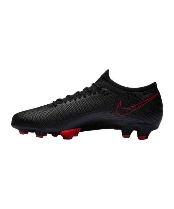 Nike Mercurial Vapor XIII Black X Chile Red Pro FG Schwarz F060 - schwarz