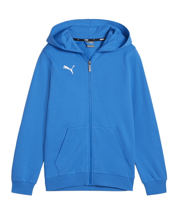 PUMA teamGOAL Casuals Kapuzenjacke Kids Blau F02 - blau
