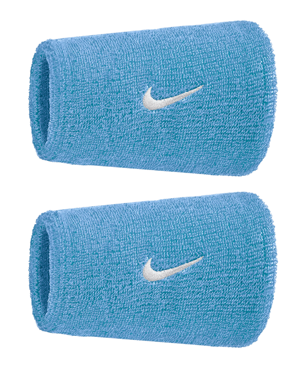 Nike Swoosh Classic Doublewide 2Pk Bracelet Bleu C409 - bleu
