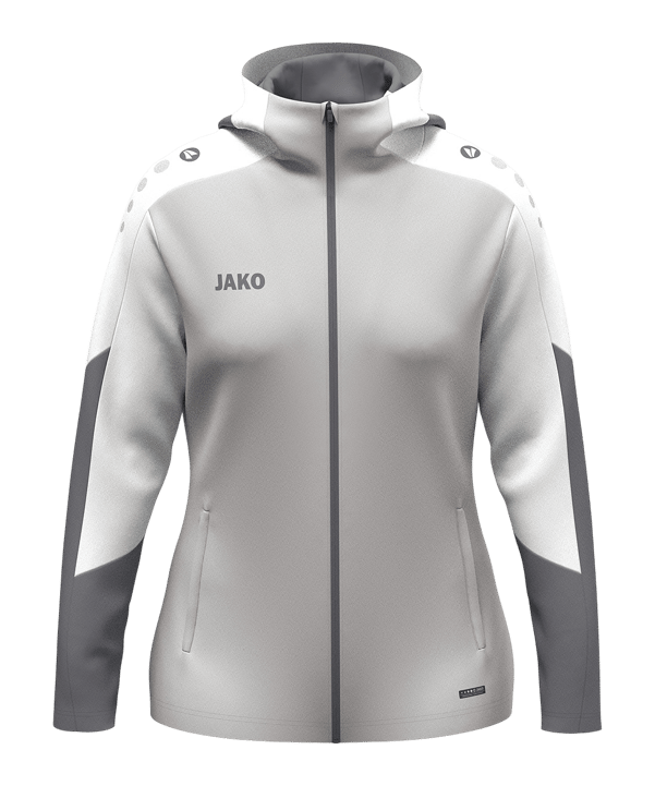 JAKO Dynamic Kapuzenjacke Damen Grau F837 - grau