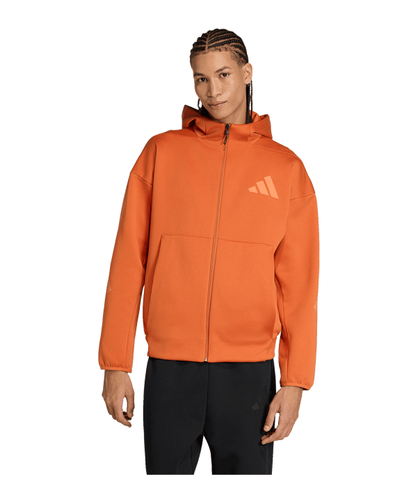 adidas Z.N.E Track Kapuzenjacke Orange - orange